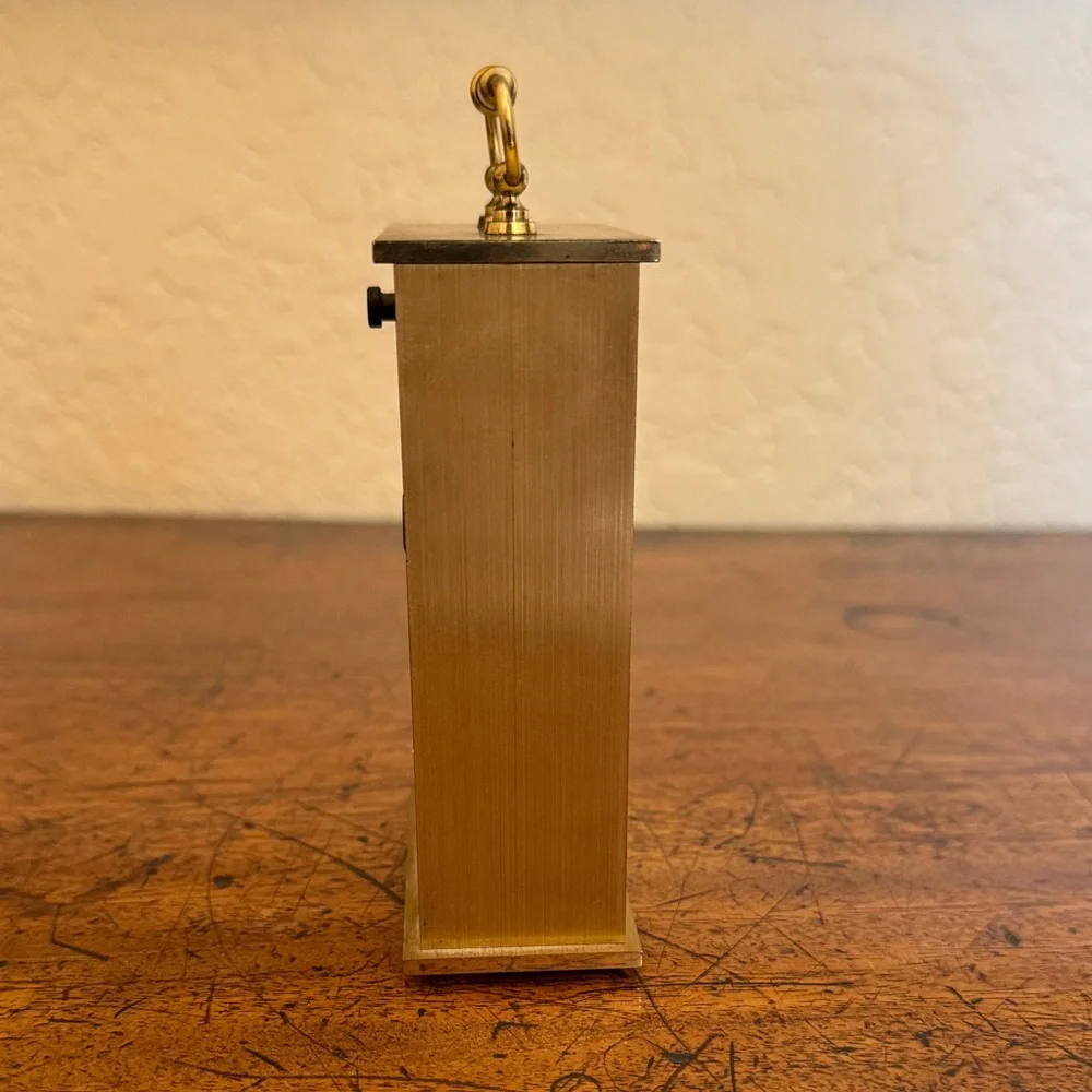 Vintage Seiko Brass Carriage Alarm Clock